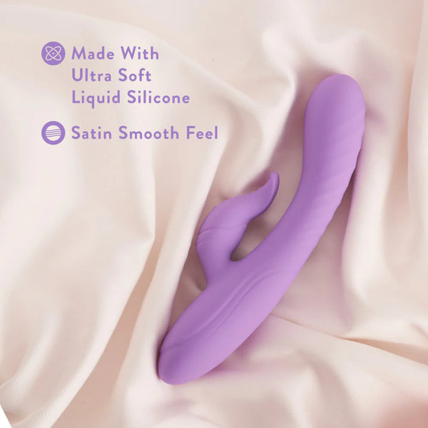 Blush Collection Evelyn Rechargeable Ultra-Soft Liquid Silicone Rabbit Vibrator
