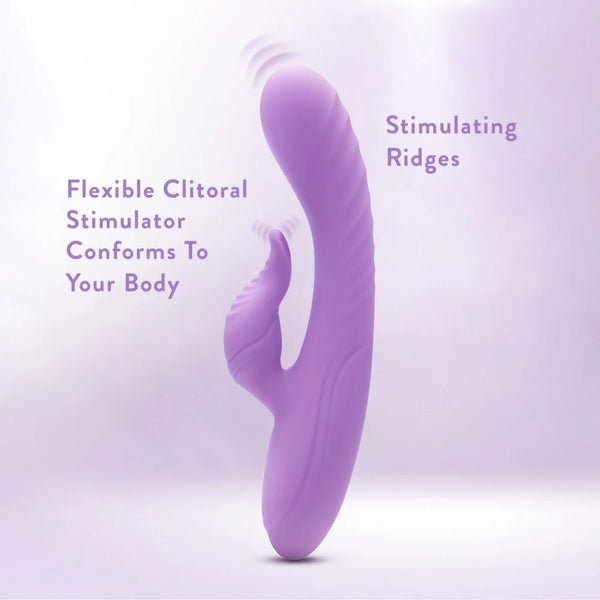 Blush Collection Evelyn Rechargeable Ultra-Soft Liquid Silicone Rabbit Vibrator