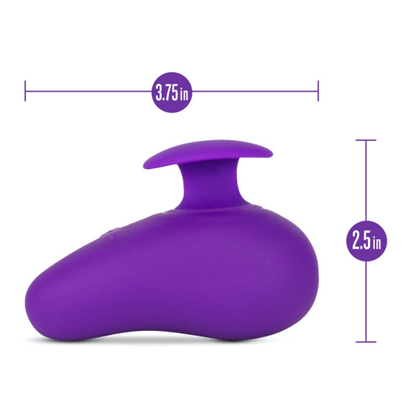 Blush Novelties Wellness Palm Sense Rechargeable Silicone Vibrator with Finger Hold - Extreme Toyz Singapore - https://extremetoyz.com.sg - Sex Toys and Lingerie Online Store - Bondage Gear / Vibrators / Electrosex Toys / Wireless Remote Control Vibes / Sexy Lingerie and Role Play / BDSM / Dungeon Furnitures / Dildos and Strap Ons &nbsp;/ Anal and Prostate Massagers / Anal Douche and Cleaning Aide / Delay Sprays and Gels / Lubricants and more...