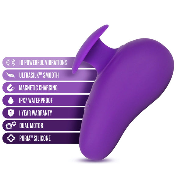 Blush Novelties Wellness Palm Sense Rechargeable Silicone Vibrator with Finger Hold - Extreme Toyz Singapore - https://extremetoyz.com.sg - Sex Toys and Lingerie Online Store - Bondage Gear / Vibrators / Electrosex Toys / Wireless Remote Control Vibes / Sexy Lingerie and Role Play / BDSM / Dungeon Furnitures / Dildos and Strap Ons &nbsp;/ Anal and Prostate Massagers / Anal Douche and Cleaning Aide / Delay Sprays and Gels / Lubricants and more...