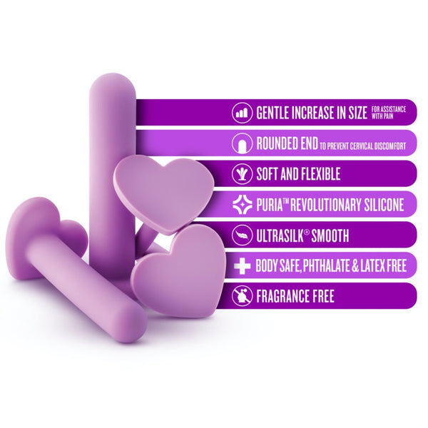 Blush Novelties Wellness 4 Piece Dilator Kit - Extreme Toyz Singapore - https://extremetoyz.com.sg - Sex Toys and Lingerie Online Store - Bondage Gear / Vibrators / Electrosex Toys / Wireless Remote Control Vibes / Sexy Lingerie and Role Play / BDSM / Dungeon Furnitures / Dildos and Strap Ons &nbsp;/ Anal and Prostate Massagers / Anal Douche and Cleaning Aide / Delay Sprays and Gels / Lubricants and more...