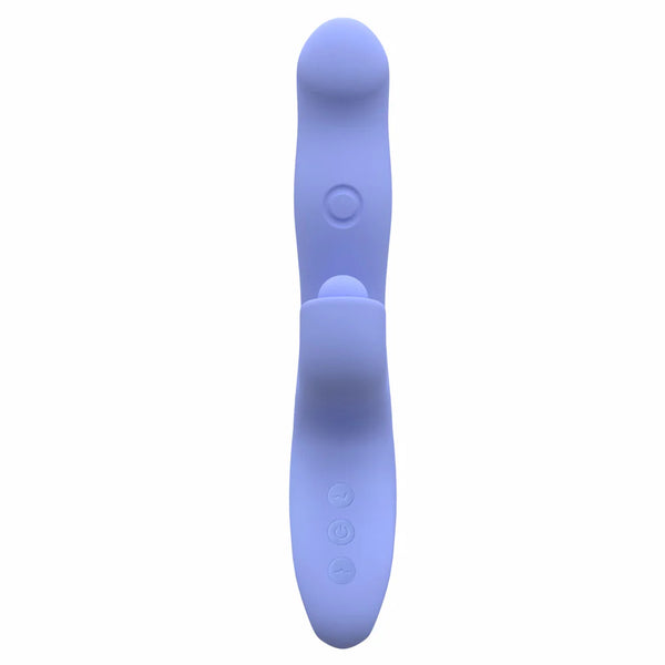 Blush Collection Simone Clitoral & G-Spot Tapping Dual Stimulation Rechargeable Rabbit Vibrator with Auto Warming