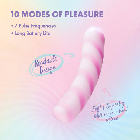 Play With Me Sugar Crush Rechargeable Silicone Bullet Vibrator