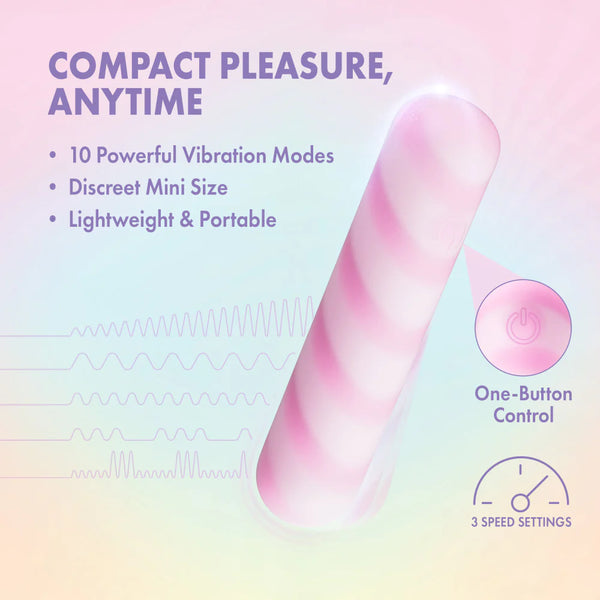 Play With Me Sugar Crush Rechargeable Silicone Bullet Vibrator