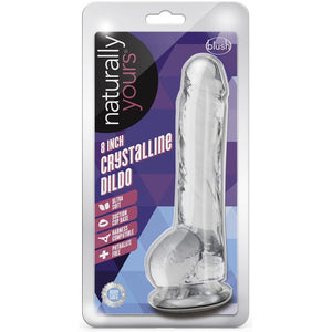 Naturally Yours 8" Crystalline Dildo - Diamond