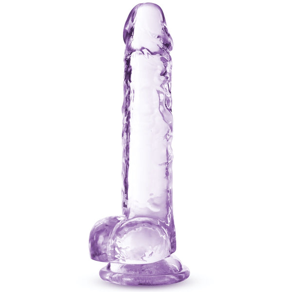 Naturally Yours 7" Crystalline Dildo - Amethyst