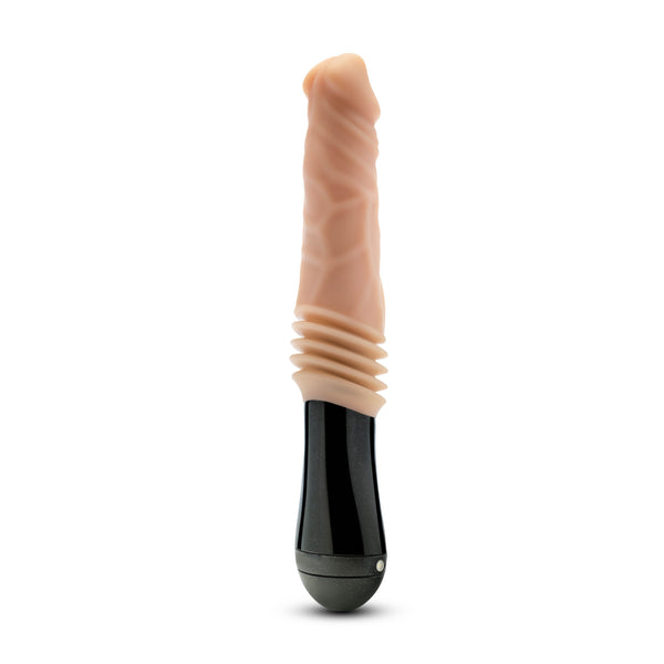 Dr. Skin Silicone Dr. Knight Rechargeable Vibrating, Gyrating & Thrusting Dildo