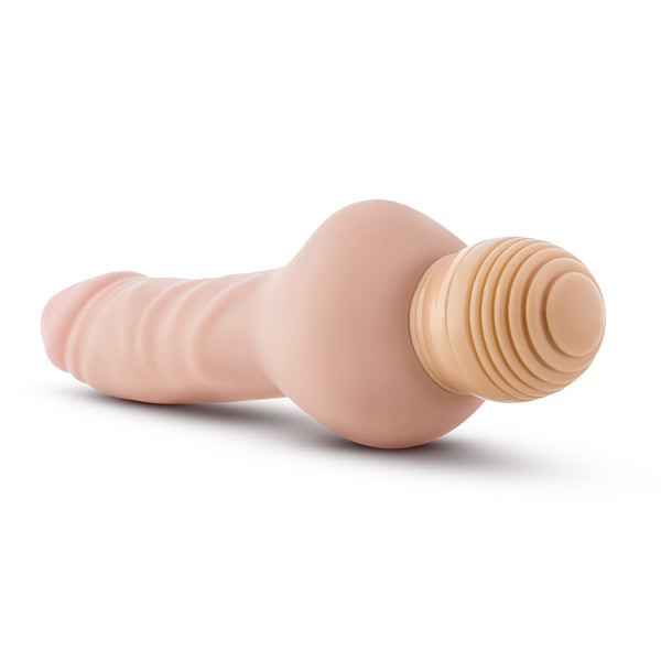 X5 Mr. Right Now Vibrating Dildo - Vanilla