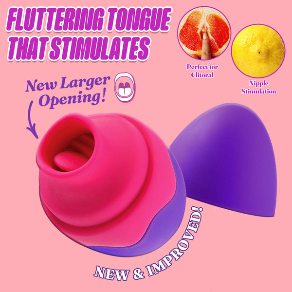 Blush Novelties Aria Flutter Tongue 7-Function Flicking Tongue Clitoris Stimulator - Extreme Toyz Singapore - https://extremetoyz.com.sg - Sex Toys and Lingerie Online Store - Bondage Gear / Vibrators / Electrosex Toys / Wireless Remote Control Vibes / Sexy Lingerie and Role Play / BDSM / Dungeon Furnitures / Dildos and Strap Ons &nbsp;/ Anal and Prostate Massagers / Anal Douche and Cleaning Aide / Delay Sprays and Gels / Lubricants and more...