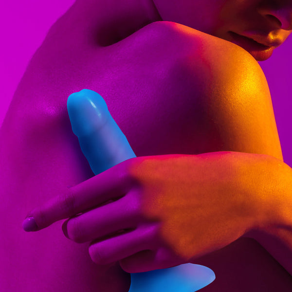 Blush Novelties Neo Elite 6" Silicone Dual Density Cock - Neon Blue - Extreme Toyz Singapore - https://extremetoyz.com.sg - Sex Toys and Lingerie Online Store - Bondage Gear / Vibrators / Electrosex Toys / Wireless Remote Control Vibes / Sexy Lingerie and Role Play / BDSM / Dungeon Furnitures / Dildos and Strap Ons &nbsp;/ Anal and Prostate Massagers / Anal Douche and Cleaning Aide / Delay Sprays and Gels / Lubricants and more...