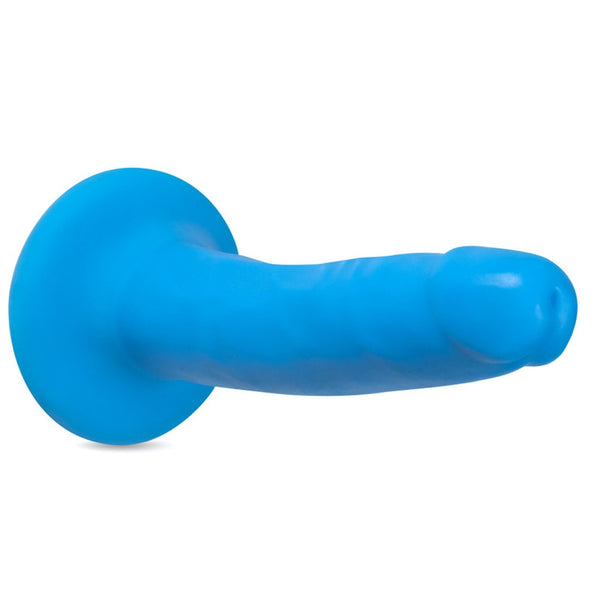 Blush Novelties Neo Elite 6" Silicone Dual Density Cock - Neon Blue - Extreme Toyz Singapore - https://extremetoyz.com.sg - Sex Toys and Lingerie Online Store - Bondage Gear / Vibrators / Electrosex Toys / Wireless Remote Control Vibes / Sexy Lingerie and Role Play / BDSM / Dungeon Furnitures / Dildos and Strap Ons &nbsp;/ Anal and Prostate Massagers / Anal Douche and Cleaning Aide / Delay Sprays and Gels / Lubricants and more...