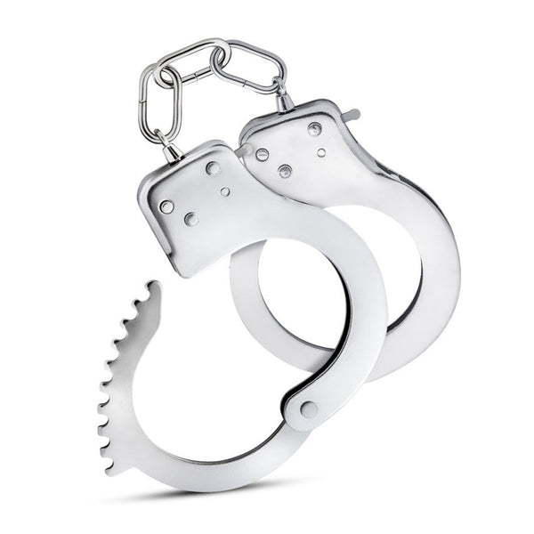 Blush Novelties Temptasia Beginner Cuffs - Silver - Extreme Toyz Singapore - https://extremetoyz.com.sg - Sex Toys and Lingerie Online Store - Bondage Gear / Vibrators / Electrosex Toys / Wireless Remote Control Vibes / Sexy Lingerie and Role Play / BDSM / Dungeon Furnitures / Dildos and Strap Ons &nbsp;/ Anal and Prostate Massagers / Anal Douche and Cleaning Aide / Delay Sprays and Gels / Lubricants and more...