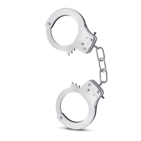 Blush Novelties Temptasia Beginner Cuffs - Silver - Extreme Toyz Singapore - https://extremetoyz.com.sg - Sex Toys and Lingerie Online Store - Bondage Gear / Vibrators / Electrosex Toys / Wireless Remote Control Vibes / Sexy Lingerie and Role Play / BDSM / Dungeon Furnitures / Dildos and Strap Ons &nbsp;/ Anal and Prostate Massagers / Anal Douche and Cleaning Aide / Delay Sprays and Gels / Lubricants and more...