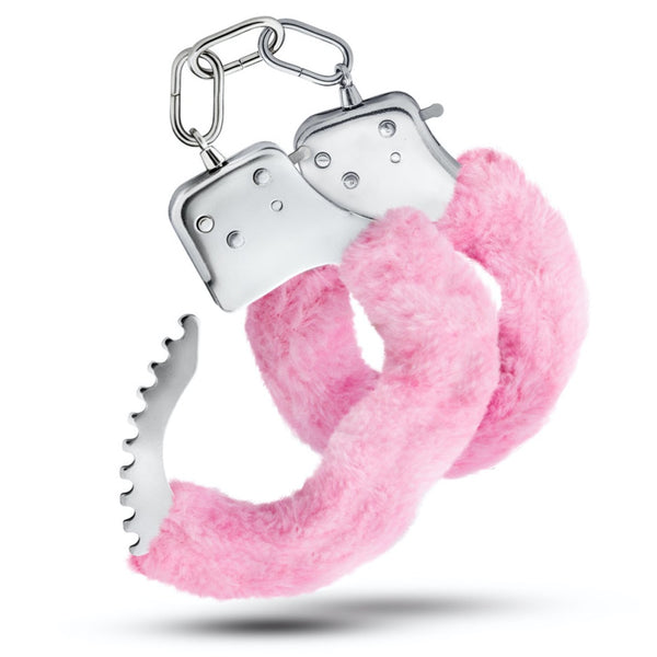 Blush Novelties Temptasia Furry Pink Cuffs - Extreme Toyz Singapore - https://extremetoyz.com.sg - Sex Toys and Lingerie Online Store - Bondage Gear / Vibrators / Electrosex Toys / Wireless Remote Control Vibes / Sexy Lingerie and Role Play / BDSM / Dungeon Furnitures / Dildos and Strap Ons &nbsp;/ Anal and Prostate Massagers / Anal Douche and Cleaning Aide / Delay Sprays and Gels / Lubricants and more...