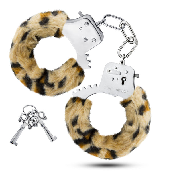 Blush Novelties Temptasia Beginner Cuffs - Leopard - Extreme Toyz Singapore - https://extremetoyz.com.sg - Sex Toys and Lingerie Online Store - Bondage Gear / Vibrators / Electrosex Toys / Wireless Remote Control Vibes / Sexy Lingerie and Role Play / BDSM / Dungeon Furnitures / Dildos and Strap Ons &nbsp;/ Anal and Prostate Massagers / Anal Douche and Cleaning Aide / Delay Sprays and Gels / Lubricants and more...