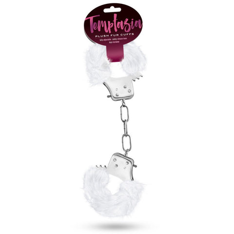 Blush Novelties Temptasia Plush Fur Cuffs - White - Extreme Toyz Singapore - https://extremetoyz.com.sg - Sex Toys and Lingerie Online Store - Bondage Gear / Vibrators / Electrosex Toys / Wireless Remote Control Vibes / Sexy Lingerie and Role Play / BDSM / Dungeon Furnitures / Dildos and Strap Ons &nbsp;/ Anal and Prostate Massagers / Anal Douche and Cleaning Aide / Delay Sprays and Gels / Lubricants and more...