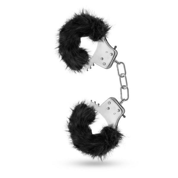 Blush Novelties Temptasia Plush Fur Cuffs - Black - Extreme Toyz Singapore - https://extremetoyz.com.sg - Sex Toys and Lingerie Online Store - Bondage Gear / Vibrators / Electrosex Toys / Wireless Remote Control Vibes / Sexy Lingerie and Role Play / BDSM / Dungeon Furnitures / Dildos and Strap Ons &nbsp;/ Anal and Prostate Massagers / Anal Douche and Cleaning Aide / Delay Sprays and Gels / Lubricants and more...