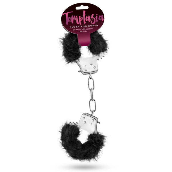 Blush Novelties Temptasia Plush Fur Cuffs - Black - Extreme Toyz Singapore - https://extremetoyz.com.sg - Sex Toys and Lingerie Online Store - Bondage Gear / Vibrators / Electrosex Toys / Wireless Remote Control Vibes / Sexy Lingerie and Role Play / BDSM / Dungeon Furnitures / Dildos and Strap Ons &nbsp;/ Anal and Prostate Massagers / Anal Douche and Cleaning Aide / Delay Sprays and Gels / Lubricants and more...