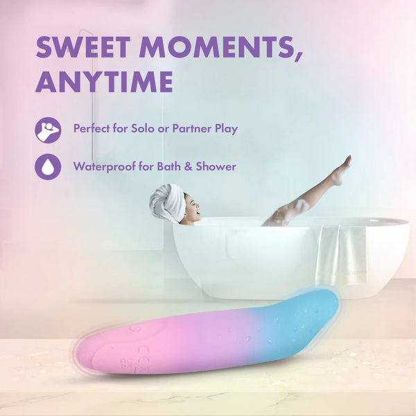 Play With Me Dolphin Kisses Rechargeable Silicone Bullet Vibrator
