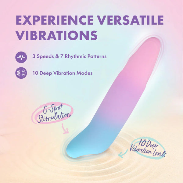 Play With Me Dolphin Kisses Rechargeable Silicone Bullet Vibrator