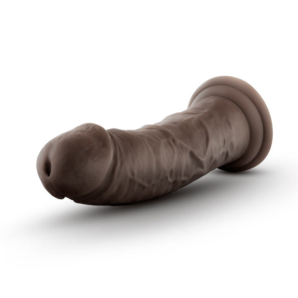 Blush Novelties Au Naturel 8" Dual Density Dildo - Chocolate - Extreme Toyz Singapore - https://extremetoyz.com.sg - Sex Toys and Lingerie Online Store - Bondage Gear / Vibrators / Electrosex Toys / Wireless Remote Control Vibes / Sexy Lingerie and Role Play / BDSM / Dungeon Furnitures / Dildos and Strap Ons &nbsp;/ Anal and Prostate Massagers / Anal Douche and Cleaning Aide / Delay Sprays and Gels / Lubricants and more...