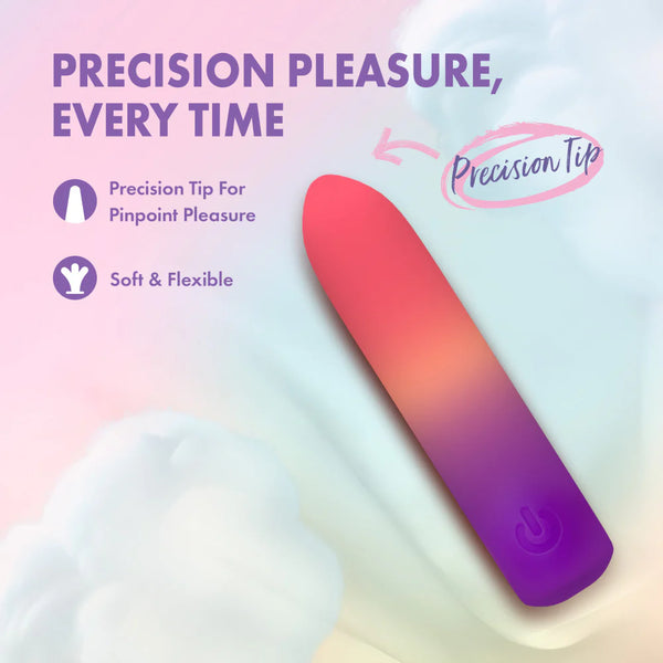 Play With Me Cotton Candy Rechargeable Silicone Bullet Vibrator