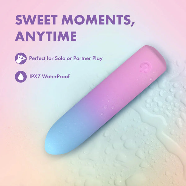 Play With Me Berry Burst Rechargeable Silicone Bullet Vibrator