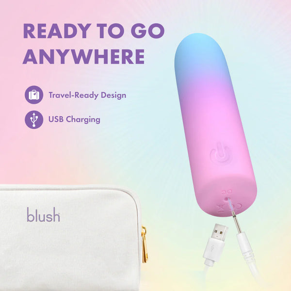 Play With Me Berry Burst Rechargeable Silicone Bullet Vibrator