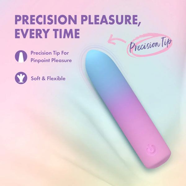 Play With Me Berry Burst Rechargeable Silicone Bullet Vibrator