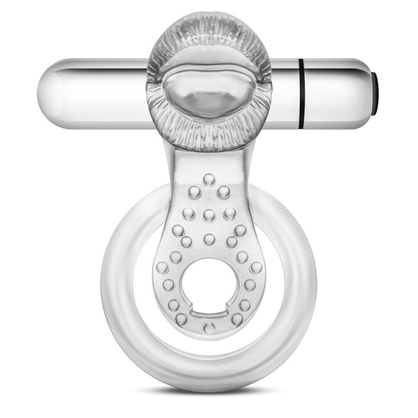 Blush Novelties Stay Hard 10 Function Vibrating Tongue Ring - Clear - Extreme Toyz Singapore - https://extremetoyz.com.sg - Sex Toys and Lingerie Online Store - Bondage Gear / Vibrators / Electrosex Toys / Wireless Remote Control Vibes / Sexy Lingerie and Role Play / BDSM / Dungeon Furnitures / Dildos and Strap Ons &nbsp;/ Anal and Prostate Massagers / Anal Douche and Cleaning Aide / Delay Sprays and Gels / Lubricants and more...