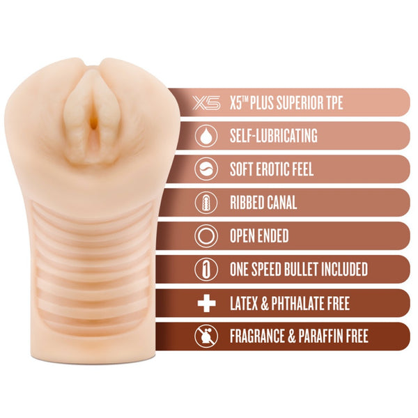 Blush Novelties M Elite Soft and Wet AnnabellaSelf Lubricating Masturbator - Extreme Toyz Singapore - https://extremetoyz.com.sg - Sex Toys and Lingerie Online Store - Bondage Gear / Vibrators / Electrosex Toys / Wireless Remote Control Vibes / Sexy Lingerie and Role Play / BDSM / Dungeon Furnitures / Dildos and Strap Ons  / Anal and Prostate Massagers / Anal Douche and Cleaning Aide / Delay Sprays and Gels / Lubricants and more...