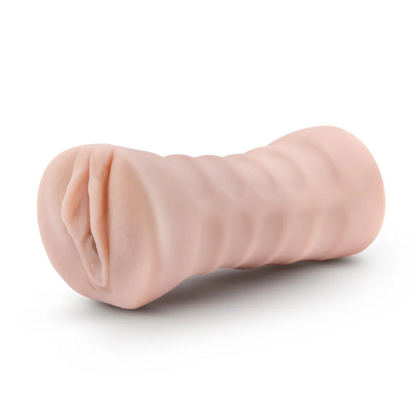 M for Men Rain Realistic Vibrating Pussy Stroker - Vanilla