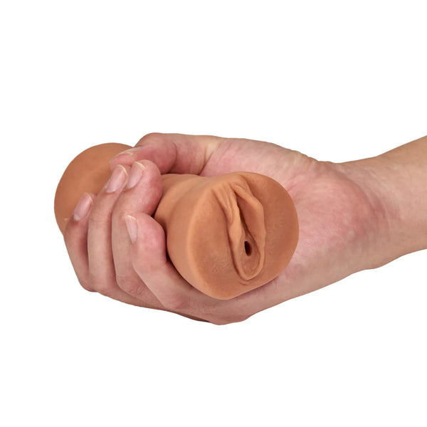 M for Men Julieta Realistic Vibrating Pussy Stroker - Mocha