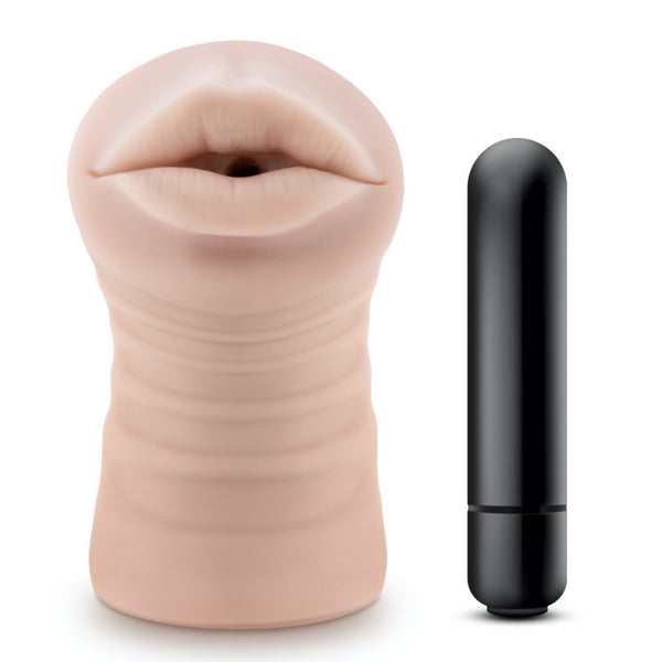 Blush Novelties EnLust Nicole Vibrating Stroker - Mouth - Extreme Toyz Singapore - https://extremetoyz.com.sg - Sex Toys and Lingerie Online Store - Bondage Gear / Vibrators / Electrosex Toys / Wireless Remote Control Vibes / Sexy Lingerie and Role Play / BDSM / Dungeon Furnitures / Dildos and Strap Ons &nbsp;/ Anal and Prostate Massagers / Anal Douche and Cleaning Aide / Delay Sprays and Gels / Lubricants and more...