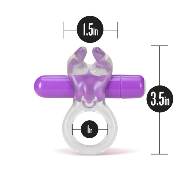 Blush Novelties Play With Me Bull Vibrating C-Ring - Purple - Extreme Toyz Singapore - https://extremetoyz.com.sg - Sex Toys and Lingerie Online Store - Bondage Gear / Vibrators / Electrosex Toys / Wireless Remote Control Vibes / Sexy Lingerie and Role Play / BDSM / Dungeon Furnitures / Dildos and Strap Ons &nbsp;/ Anal and Prostate Massagers / Anal Douche and Cleaning Aide / Delay Sprays and Gels / Lubricants and more...