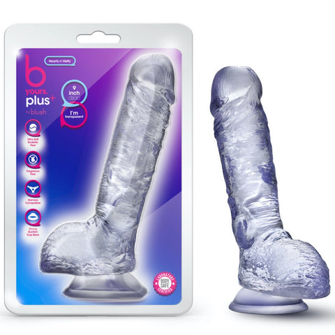 Blush Novelties B Yours Plus Hearty 'n' Hefty 9" Dildo - Extreme Toyz Singapore - https://extremetoyz.com.sg - Sex Toys and Lingerie Online Store - Bondage Gear / Vibrators / Electrosex Toys / Wireless Remote Control Vibes / Sexy Lingerie and Role Play / BDSM / Dungeon Furnitures / Dildos and Strap Ons  / Anal and Prostate Massagers / Anal Douche and Cleaning Aide / Delay Sprays and Gels / Lubricants and more...