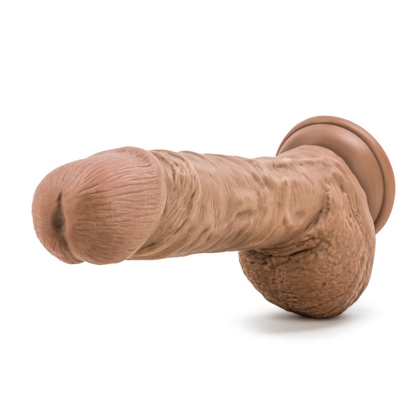 Blush Novelties Au Naturel Big Billy 9" Dual Density Dildo - Mocha - Extreme Toyz Singapore - https://extremetoyz.com.sg - Sex Toys and Lingerie Online Store - Bondage Gear / Vibrators / Electrosex Toys / Wireless Remote Control Vibes / Sexy Lingerie and Role Play / BDSM / Dungeon Furnitures / Dildos and Strap Ons &nbsp;/ Anal and Prostate Massagers / Anal Douche and Cleaning Aide / Delay Sprays and Gels / Lubricants and more...