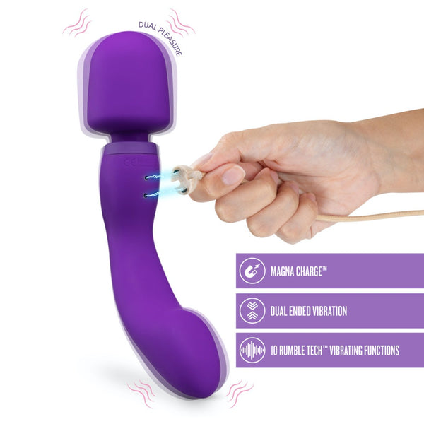 Blush Novelties Wellness Dual Sense Powerful Rechargeable G Spot Vibrator and Wand - Extreme Toyz Singapore - https://extremetoyz.com.sg - Sex Toys and Lingerie Online Store - Bondage Gear / Vibrators / Electrosex Toys / Wireless Remote Control Vibes / Sexy Lingerie and Role Play / BDSM / Dungeon Furnitures / Dildos and Strap Ons &nbsp;/ Anal and Prostate Massagers / Anal Douche and Cleaning Aide / Delay Sprays and Gels / Lubricants and more...