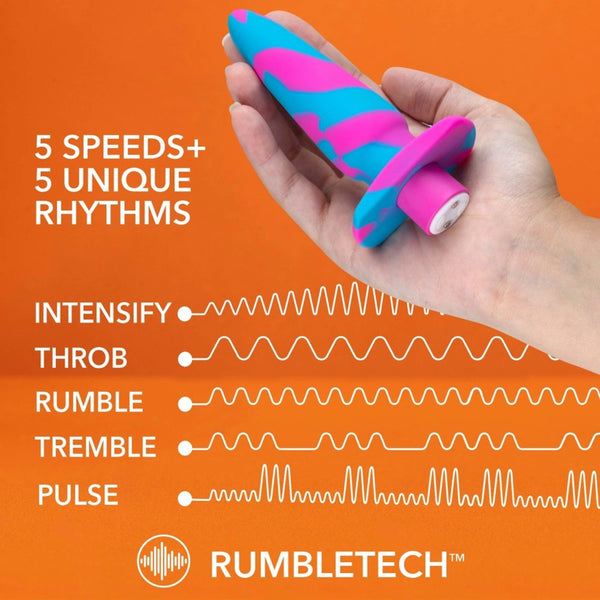 Blush Novelties Avant Vibrotize Rechargeable Platinum-Cured Silicone Vibrating Anal Plug - Fuchsia - Extreme Toyz Singapore - https://extremetoyz.com.sg - Sex Toys and Lingerie Online Store - Bondage Gear / Vibrators / Electrosex Toys / Wireless Remote Control Vibes / Sexy Lingerie and Role Play / BDSM / Dungeon Furnitures / Dildos and Strap Ons &nbsp;/ Anal and Prostate Massagers / Anal Douche and Cleaning Aide / Delay Sprays and Gels / Lubricants and more...