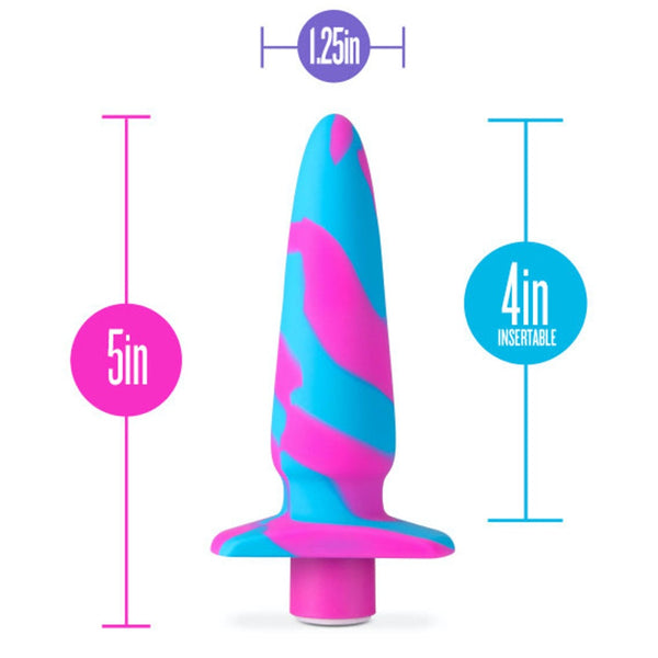 Blush Novelties Avant Vibrotize Rechargeable Platinum-Cured Silicone Vibrating Anal Plug - Fuchsia - Extreme Toyz Singapore - https://extremetoyz.com.sg - Sex Toys and Lingerie Online Store - Bondage Gear / Vibrators / Electrosex Toys / Wireless Remote Control Vibes / Sexy Lingerie and Role Play / BDSM / Dungeon Furnitures / Dildos and Strap Ons &nbsp;/ Anal and Prostate Massagers / Anal Douche and Cleaning Aide / Delay Sprays and Gels / Lubricants and more...