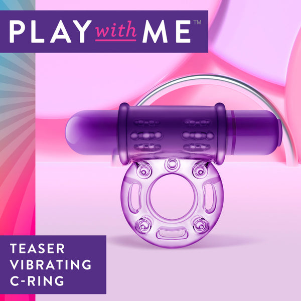 Blush Novelties Play With Me Couples Play Vibrating Cock Ring - Extreme Toyz Singapore - https://extremetoyz.com.sg - Sex Toys and Lingerie Online Store - Bondage Gear / Vibrators / Electrosex Toys / Wireless Remote Control Vibes / Sexy Lingerie and Role Play / BDSM / Dungeon Furnitures / Dildos and Strap Ons &nbsp;/ Anal and Prostate Massagers / Anal Douche and Cleaning Aide / Delay Sprays and Gels / Lubricants and more...