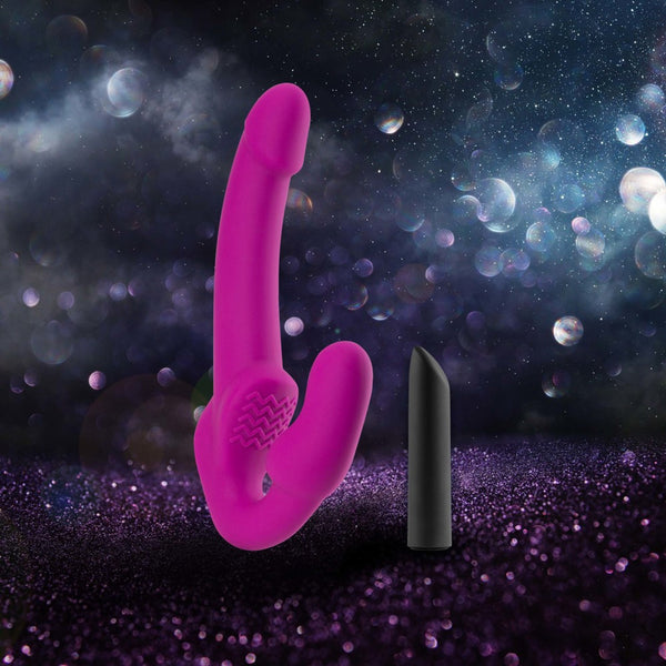 Blush Novelties Temptasia Estella Rechargeable Strapless Silicone Dildo - Extreme Toyz Singapore - https://extremetoyz.com.sg - Sex Toys and Lingerie Online Store - Bondage Gear / Vibrators / Electrosex Toys / Wireless Remote Control Vibes / Sexy Lingerie and Role Play / BDSM / Dungeon Furnitures / Dildos and Strap Ons &nbsp;/ Anal and Prostate Massagers / Anal Douche and Cleaning Aide / Delay Sprays and Gels / Lubricants and more...