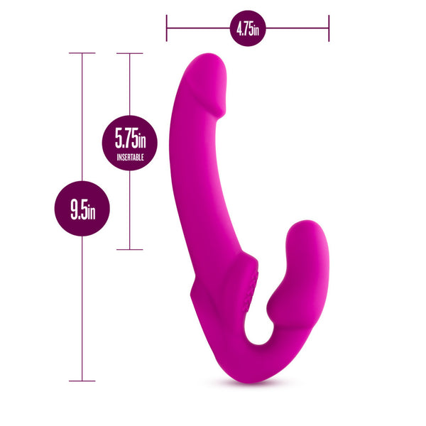 Blush Novelties Temptasia Estella Rechargeable Strapless Silicone Dildo - Extreme Toyz Singapore - https://extremetoyz.com.sg - Sex Toys and Lingerie Online Store - Bondage Gear / Vibrators / Electrosex Toys / Wireless Remote Control Vibes / Sexy Lingerie and Role Play / BDSM / Dungeon Furnitures / Dildos and Strap Ons &nbsp;/ Anal and Prostate Massagers / Anal Douche and Cleaning Aide / Delay Sprays and Gels / Lubricants and more...