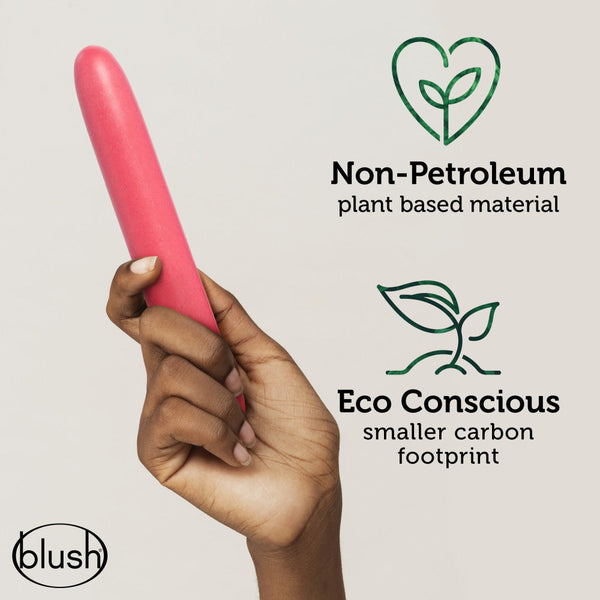 Blush Novelties Gaia Eco Plant-Based Slim Vibrator - Coral - Extreme Toyz Singapore - https://extremetoyz.com.sg - Sex Toys and Lingerie Online Store - Bondage Gear / Vibrators / Electrosex Toys / Wireless Remote Control Vibes / Sexy Lingerie and Role Play / BDSM / Dungeon Furnitures / Dildos and Strap Ons &nbsp;/ Anal and Prostate Massagers / Anal Douche and Cleaning Aide / Delay Sprays and Gels / Lubricants and more...