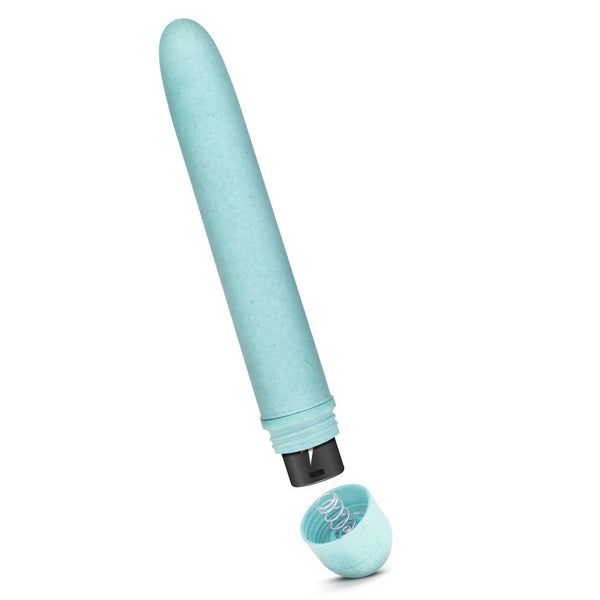 Blush Novelties Gaia Eco Plant-Based Slim Vibrator - Aqua - Extreme Toyz Singapore - https://extremetoyz.com.sg - Sex Toys and Lingerie Online Store - Bondage Gear / Vibrators / Electrosex Toys / Wireless Remote Control Vibes / Sexy Lingerie and Role Play / BDSM / Dungeon Furnitures / Dildos and Strap Ons &nbsp;/ Anal and Prostate Massagers / Anal Douche and Cleaning Aide / Delay Sprays and Gels / Lubricants and more...