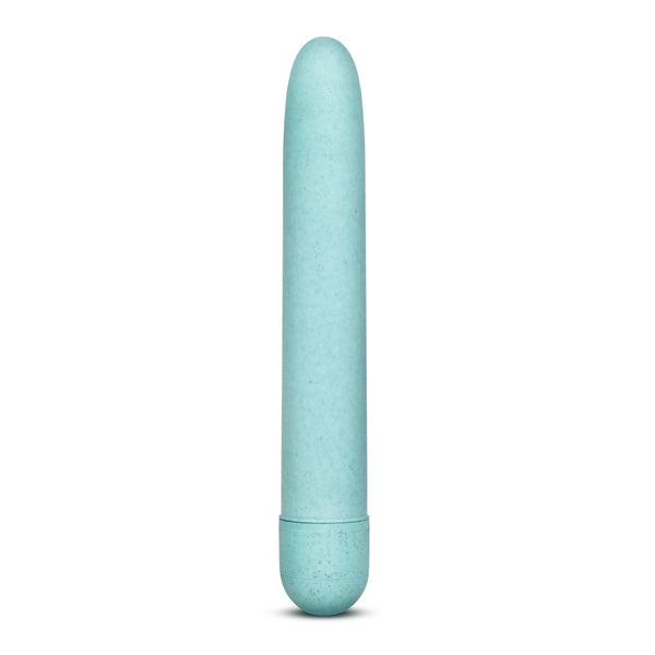 Blush Novelties Gaia Eco Plant-Based Slim Vibrator - Aqua - Extreme Toyz Singapore - https://extremetoyz.com.sg - Sex Toys and Lingerie Online Store - Bondage Gear / Vibrators / Electrosex Toys / Wireless Remote Control Vibes / Sexy Lingerie and Role Play / BDSM / Dungeon Furnitures / Dildos and Strap Ons &nbsp;/ Anal and Prostate Massagers / Anal Douche and Cleaning Aide / Delay Sprays and Gels / Lubricants and more...