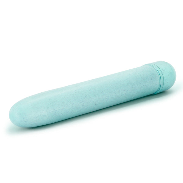 Blush Novelties Gaia Eco Plant-Based Slim Vibrator - Aqua - Extreme Toyz Singapore - https://extremetoyz.com.sg - Sex Toys and Lingerie Online Store - Bondage Gear / Vibrators / Electrosex Toys / Wireless Remote Control Vibes / Sexy Lingerie and Role Play / BDSM / Dungeon Furnitures / Dildos and Strap Ons &nbsp;/ Anal and Prostate Massagers / Anal Douche and Cleaning Aide / Delay Sprays and Gels / Lubricants and more...