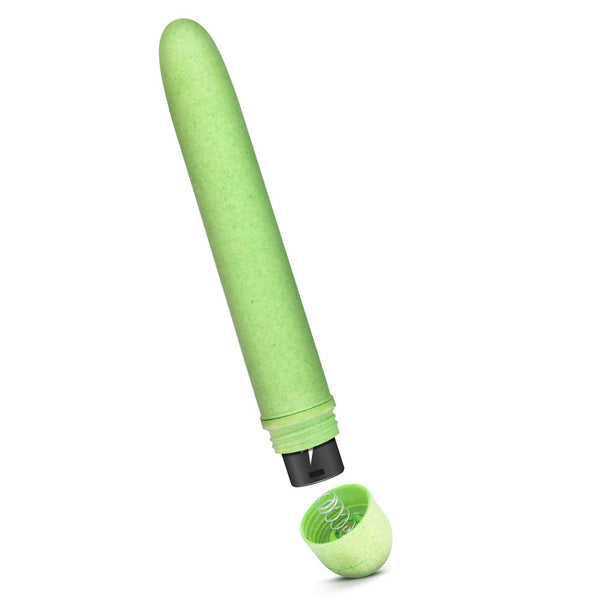 Blush Novelties Gaia Eco Rechargeable Plant-Based Slim Vibrator - Green - Extreme Toyz Singapore - https://extremetoyz.com.sg - Sex Toys and Lingerie Online Store - Bondage Gear / Vibrators / Electrosex Toys / Wireless Remote Control Vibes / Sexy Lingerie and Role Play / BDSM / Dungeon Furnitures / Dildos and Strap Ons &nbsp;/ Anal and Prostate Massagers / Anal Douche and Cleaning Aide / Delay Sprays and Gels / Lubricants and more...