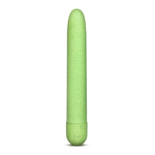 Blush Novelties Gaia Eco Rechargeable Plant-Based Slim Vibrator - Green - Extreme Toyz Singapore - https://extremetoyz.com.sg - Sex Toys and Lingerie Online Store - Bondage Gear / Vibrators / Electrosex Toys / Wireless Remote Control Vibes / Sexy Lingerie and Role Play / BDSM / Dungeon Furnitures / Dildos and Strap Ons &nbsp;/ Anal and Prostate Massagers / Anal Douche and Cleaning Aide / Delay Sprays and Gels / Lubricants and more...