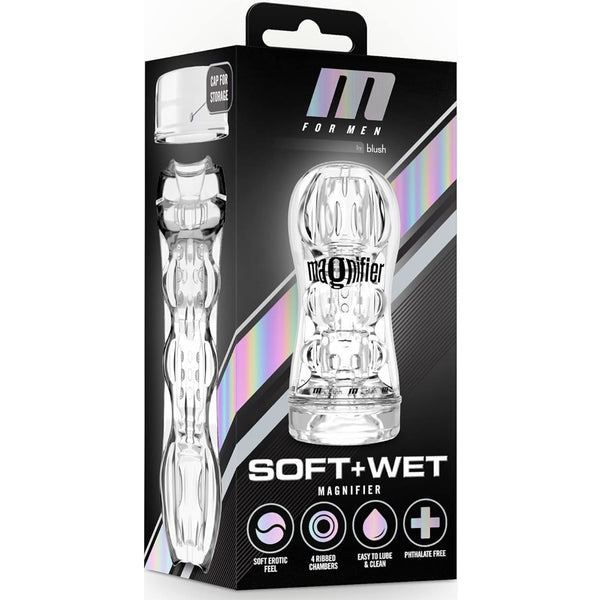 M for Men Soft & Wet Magnifier Self-Lubricating Stroker